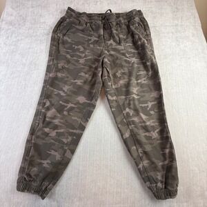 Athleta Camo Farallon Jogger‎ Pants Women's Size 18 Camouflage Drawstring Waist